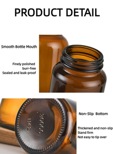 Emballage personnalisé, flacons en verre plat de haute qualité, flacons à capsules, flacons cosmétiques <span class=keywords><strong>vides</strong></span>, bouchon à vis, impression sur écran, sérigraphie - Product Image 4