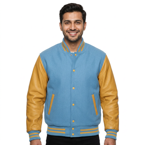 OEM Manufacturer High Quality Custom <b>Baseball</b> Letterman Varsity <b>Jacket</b> <b>for</b> <b>Men</b> Stand CollegeBaseballjacket <b>for</b> <b>men</b> - Product Image 1