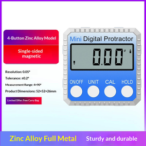 Mini inclinomètre numérique électronique Jieluo, niveau de pente, rapporteur, alliage de zinc - Product Image 5