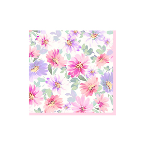 DAMAI - Vajilla Desechable Personalizada con Temática Floral para Fiestas, Platos, Servilletas y Vasos de Papel para Fiestas de Té - Product Image 6