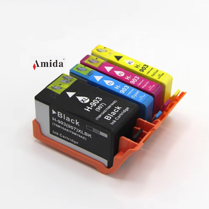 Amida Ink Compatible pour Officejet Pro 6960 6970 <span class=keywords><strong>6950</strong></span> Imprimante 903 907 903XL 907XL Cartouche d'<span class=keywords><strong>encre</strong></span> couleur de qualité supérieure - Product Image 1