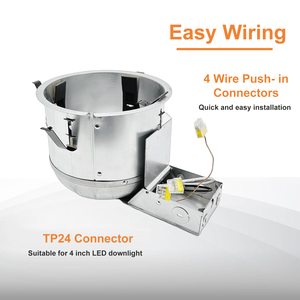 ETL được liệt kê 6 "remodel <span class=keywords><strong>IC</strong></span> kín Trần lõm có thể ánh sáng chuyển đổi <span class=keywords><strong>Kit</strong></span> sử dụng với Led Downlight trang bị thêm - Product Image 6