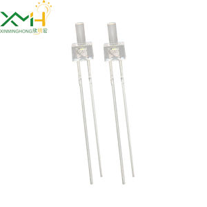 <span class=keywords><strong>LED</strong></span> DIP de 2mm con cambio de color polar, rojo, blanco cálido, amarillo, doble color, 3 pines, forma de pezón, orificio largo, 1.8-3.2V, 2 años de garantía - Product Image 2