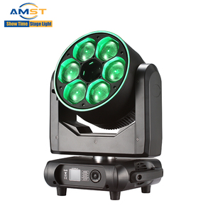 Luz Láser para DJ, 6x60W, Ojo de Abeja, 10W, RGB, Láser Móvil, Luz de Lavado, Dmx512, Zoom, Luces Móviles con Cabeza Móvil LED para Discoteca, Fiesta, Boda - Product Image 3