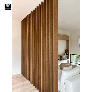 Panel Divisor <span class=keywords><strong>de</strong></span> Habitaciones Giratorio <span class=keywords><strong>de</strong></span> <span class=keywords><strong>Madera</strong></span>, Paneles <span class=keywords><strong>de</strong></span> Listones <span class=keywords><strong>de</strong></span> Roble Blanco para Interiores, Rejillas Decorativas <span class=keywords><strong>de</strong></span> <span class=keywords><strong>Madera</strong></span> para el Hogar - Product Image 3