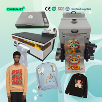 Impresora DTF Automática A3 para Camisetas de 30cm con XP600, Impresora de Transferencia Fácil de Operar con Alimentador de Rollo para Ropa