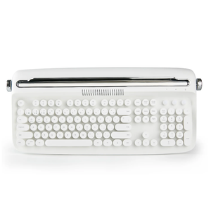Yunzii Actto B503 Không Dây Bluetooth Bàn Phím Retro Máy Đánh Chữ Phong Cách Bé Màu Hồng 104 Phím Bàn Phím Với Đứng Cho Máy Tính Xách Tay Máy Tính Bảng PC - Product Image 3
