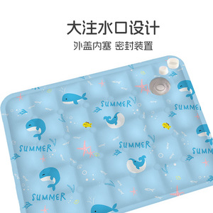 Alfombra refrescante para mascotas, rectangular, de PVC, impermeable, fácil de lavar, para uso en verano para perros - Product Image 1