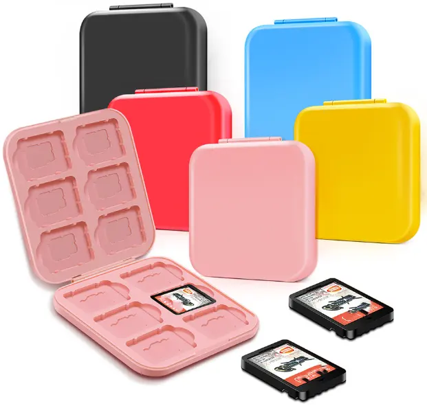 Storage Box 24 in 1 Portable Game Card Case ABS Shockproof Hard Shell Protective Storage Box for Nintendo Switch NS Card Holder