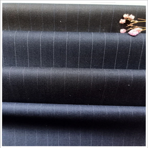 Klassieke Ontwerp Visgraat Polyester Rayon Spandex Gestreepte Stof Voor Suits Blazer - Product Image 2