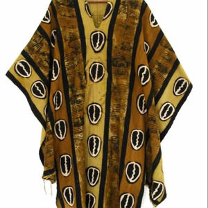 Robe en lin brodée à la main, respirante, pour femmes, style bohème ample et volumineux - Product Image 1