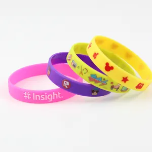 Customised waterproof soft elastic pvc Sport wrist band custom logo rubber bracelets debossed silicone wristband