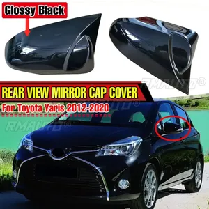 2X Coque de rétroviseur latéral pour Toyota Yaris 2012 2013 2014 2015 2016 2017 2018 2019 2020 - Product Image 1