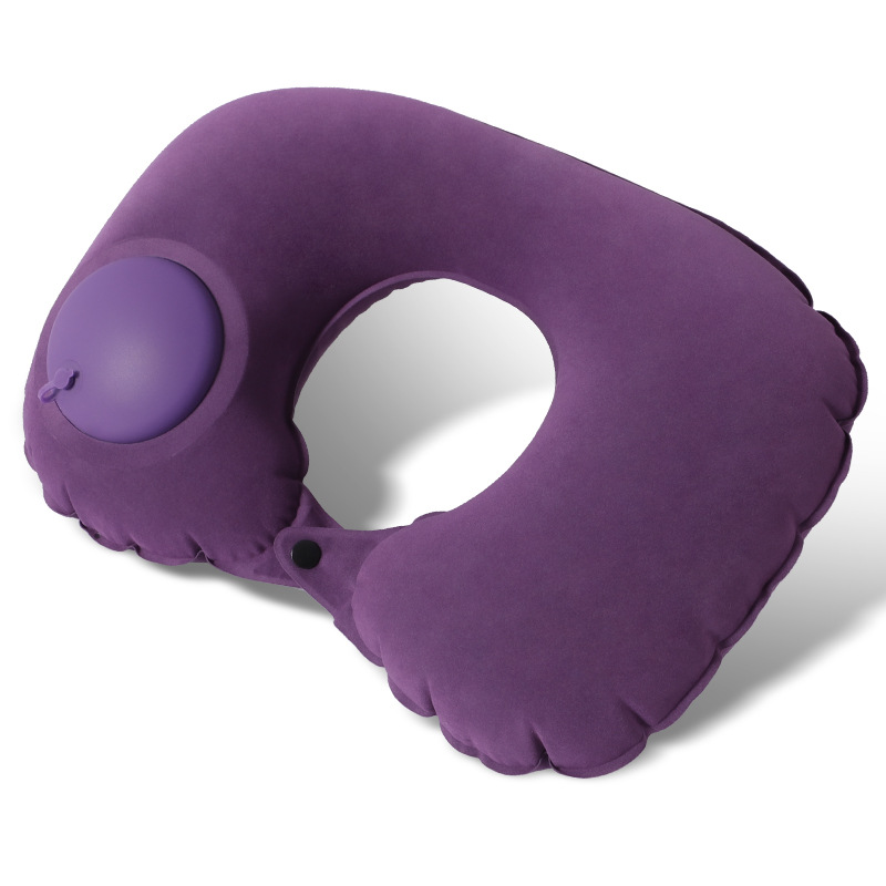Flocage u oreiller-violet profond