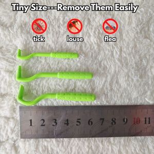 Ensemble de 3 pinces anti-tiques et puces pour animaux de compagnie, antidérapantes, multi-tailles, pour chiens et chats - Product Image 5
