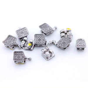 UM Dental Brackets Metall Bondable Mini Slot Roth Dental Kiefer ortho pä dische Bracket 022/018 Mono block 5-5 MBT MESH BASE - Product Image 6