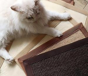Tapis en sisal tissé chevrons auto-agrippant, imperméable, <span class=keywords><strong>de</strong></span> qualité marine, en fibres naturelles, pour revêtement mural intérieur, vente en gros OEM ODM - Product Image 2