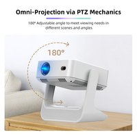 Projecteur vidéo domestique C3 Flick Touch Screen Pad Android OS 5G 4K Full HD, projecteur 4K mini, projecteur Wifi mini, Proyector 4k