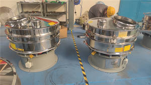 Bitkisel toz için paslanmaz çelik 304 \ 316 eleme makinesi elektrikli yuvarlak titreşimli elek makinesi - Product Image 2