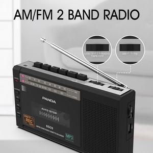 Reproductor de Música Portátil Vintage con Radio FM, USB/TF, Reproductor de MP3, Reproductor de Casetes, Grabadora de Radio con Casete - Product Image 5