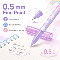Stylo gel effaçable en gros KAIX Clean Erasing, pointe fine 0,5 mm, encre bleue, stylo gel à encre lisse pour l'écriture des étudiants