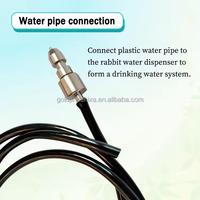 Connecteur de réservoir d'eau à 1/2 filetage avec kit de vanne à godet en plastique de 3/16"
