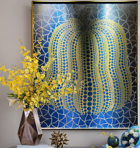 Tapiz de malla metálica de lujo, pintura artística personalizada, ignífuga, resistente al óxido, decoración mural para villa, pasillo, casa de alta gama - Product Image 6