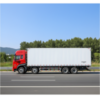 Camion frigorifique professionnel 8x4 LHD, moteur diesel Euro 6 de 465 CV, fourgon frigorifique de 9,5 m pour la logistique