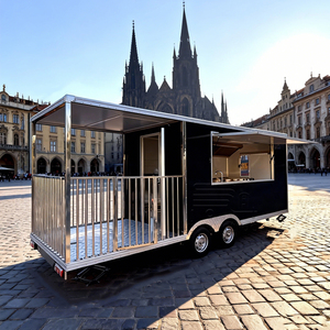 Chariot de nourriture mobile commercial, <span class=keywords><strong>remorque</strong></span> à hamburgers, <span class=keywords><strong>remorque</strong></span> à kebab, tricycle à poulet frit, camion de nourriture à <span class=keywords><strong>moto</strong></span> avec cuisine complète - Product Image 4