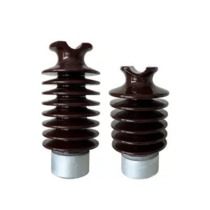 Manufacture All Types Porcelain Insulators High Voltage Compliant Insulation Materials & Elements Post Porcelain Insulator 57-1