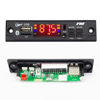 Placa decodificadora de MP3 con aplicación de enlace AB de 12V, pantalla a Color, grabación USB, llamada, Radio FM, música Digital, FLAC/WAV para altavoz de coche