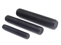 Custom Long Size Threaded Rod M6 M8 M10 M12 M16 M20 M24 Galvanized Black Full Thread Rod Stud Bolt DIN975 DIN976 Threaded Rod
