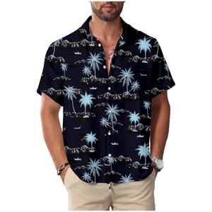 Rapper Mandarin Collar Sleeveless Horn Button Twill Anti-UV Quick Dry Casual Stylish Men's Shirts Hawaiian Beach Summer - Product Image 5