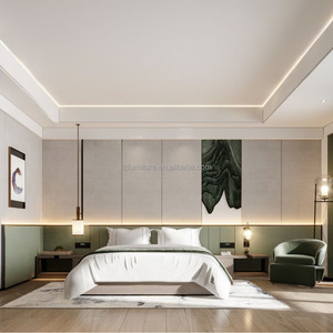 Factory Direct Supplies Minimalist Japandi Style Wood <b>Platform</b> <b>Bed</b> <b>Frame</b> with Low Profile for Boutique 3 Star Hotels & Resorts - Product Image 5