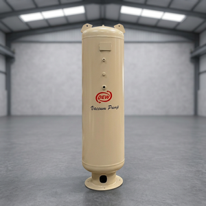 Réservoir d'air comprimé vertical DEW 750L, réservoir de stockage d'air comprimé industriel, construction métallique - Product Image 2