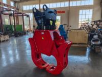 Cisaille et fendeuse hydrauliques forestières pour excavatrice, grappin fendeur de bois pour défrichement et fendage du bois