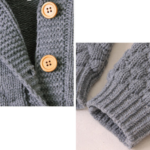 Pyjamas d'hiver pour bébés, vêtements à capuche pour enfants, combinaisons tricotées pour tout-petits, grenouillères pour nouveau-nés filles, barboteuses pour bébés garçons - Product Image 5