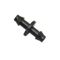Raccord droit à double barbelure de 7 mm pour irrigation goutte à goutte, pièce de micro-pulvérisation pour jardin domestique, connecteur de tuyau d'arrosage pour ferme et verger