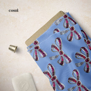 100% <span class=keywords><strong>Liberty</strong></span> coton tissu nœud <span class=keywords><strong>ruban</strong></span> nouvelle tendance en gros coton pelouse tissu - Product Image 6