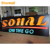 Letras LED para Lavado de Autos Directo de Fábrica, Letrero Profesional de Letras de Canal 3D, Letras LED Impermeables para Exteriores para Negocios y Tiendas