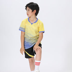 Grosir setelan seragam latihan sepak bola anak-anak dan dewasa, hadiah Natal antilembap cepat kering berkualitas tinggi - Product Image 4