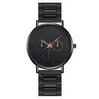 Montre Homme Tendance à Deux Cadrans, Personnalisable en Usine, Vente Chaude, Montre à Quartz, Bracelet en Acier