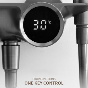 Treo Tường Brass Tĩnh Nhiệt Vòi Hoa Sen Đặt Thác Tắm Vòi Hoa Sen Vòi 4 Chức Năng Vòi Hoa Sen Kit Với Hiển Thị Kỹ Thuật Số - Product Image 4