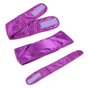 Wrap Scarf Satin Headband Black Women's Adjustable Silk Hair Wraps for Sleeping Nonslip Strips Promotion Gift - Product Image 4