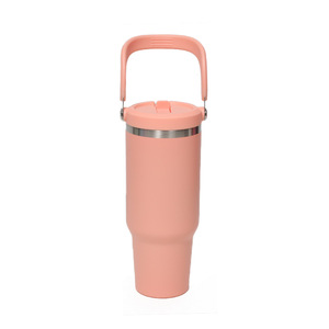 Stainless Steel Tumbler 40oz <b>Insulated</b> With Handle Travel <b>Mug</b> For Outdoor Use - Product Image 2