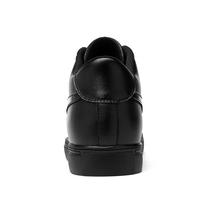 Baskets en Cuir Véritable pour Homme, Chaussures Rehaussantes Décontractées avec Semelle Intérieure Grandissante 8CM, Chaussures de Sport à Talon Invisible