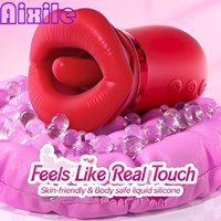 Grand stimulateur oral vibrant et aspirant pour clitoris et tétons, avec contrôle par application, pour couples
