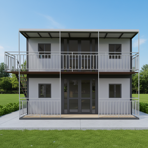 Casa Galleggiante Prefabbricata a 2 Piani, Modulo Abitativo in Acciaio Leggero, Container per Hotel e Uffici, <span class=keywords><strong>Design</strong></span> Contemporaneo Rapido - Product Image 5