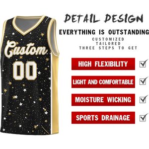 Maillot de basket-ball personnalisé, nom et numéro personnalisés, uniforme d'entraînement respirant unisexe pour adultes, col en V, 320g - Product Image 3