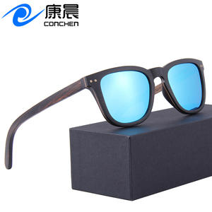 Gafas de sol de madera Conchen W3072 con lentes polarizadas TAC UV400, protección solar unisex para viajes, conducción y moda. - Product Image 4